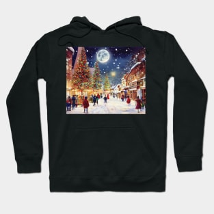 Christmas in old town London - Scene 9 Hoodie